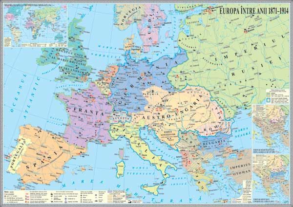 Imagini pentru harta europei 1914