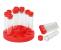 Set 14 eprubete de plastic cu suport