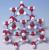 Structură cristalină gheață - MOLYMOD® - 35 de unități de molecule de apă