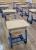 Set mobilier scolar reglabil OTIS - blat Werzalit de 70x50 cm