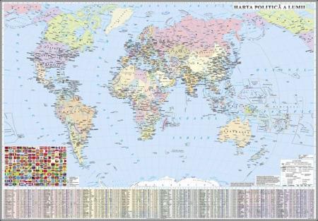 Harta politică a Lumii -1400x1000 mm