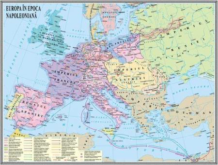 Europa în perioada napoleoniană-1400x1000 mm