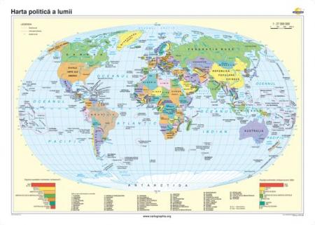 Harta politica a lumii -1600x1200 mm