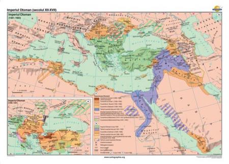 Imperiul Otoman (secolele XII-XVII) -1600x1200 mm