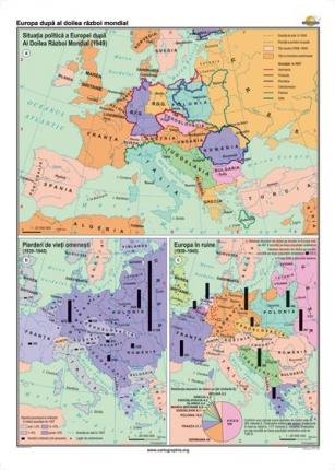 Europa după al doilea război mondial -1600x1200 mm