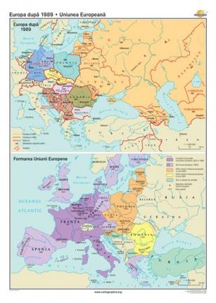 Europa după 1989 / Uniunea Europeană -1400x1000 mm