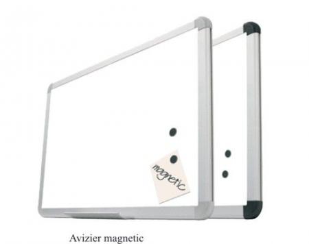 Panou magnetic alb cu rama de aluminiu -600X900 mm