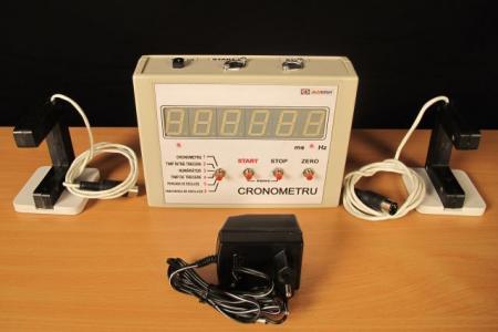 Cronometru electronic pentru experimente demonstrative (2 porti)