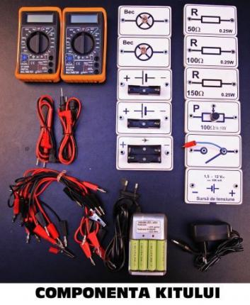 Kit (set) electrocinetică - pentru gimnaziu si liceu