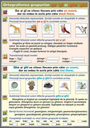 Ortografierea grupurilor: ghe / ge şi ghi / gi \ Substantivul  (duo)
