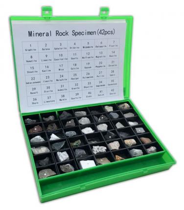 Set de roci minerale (42 tipuri)